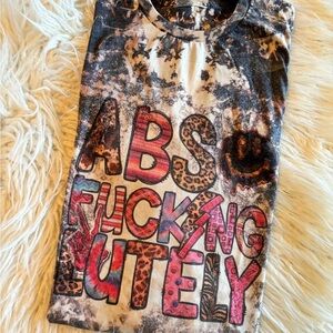 💚3/$20 Funny bleached tee shirt